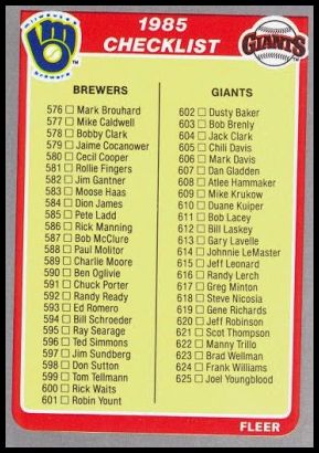 660 CL Brewers Giants